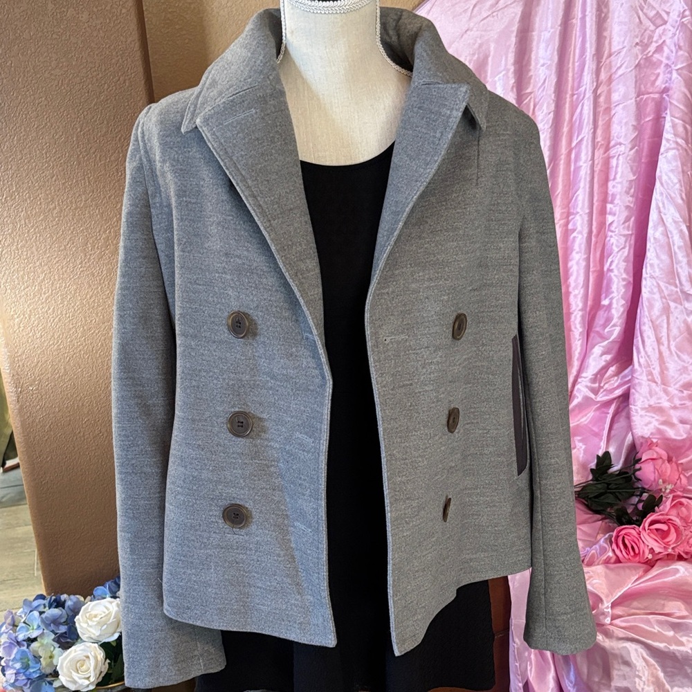 Isaac Mizrahi Double Breasted Peacoat